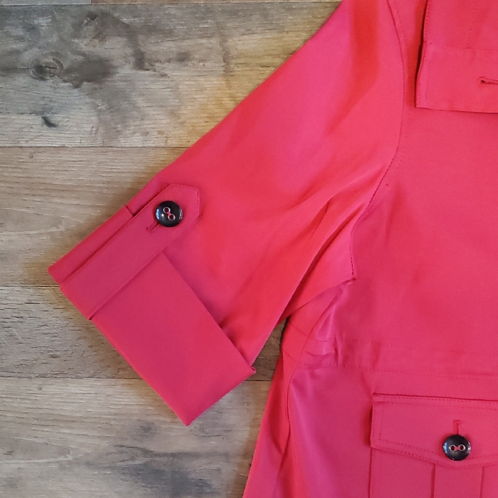 Ruby Rd. Womens Red Jacket - Picture 4 of 6